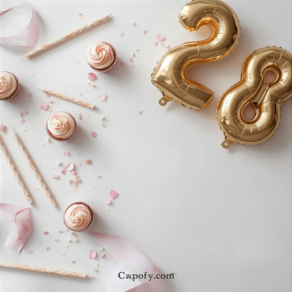 Aesthetic 28 birthday captions for Instagram 