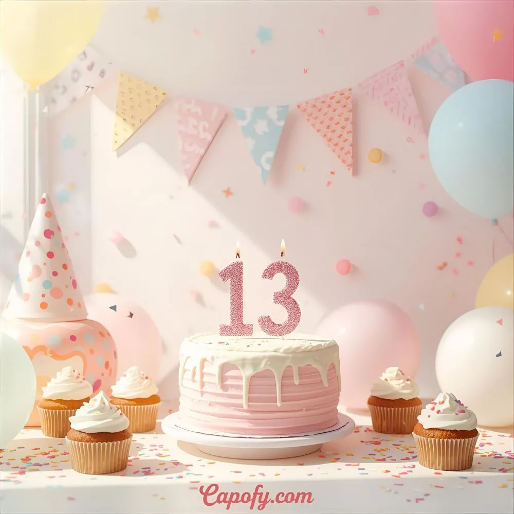 Cute 13th Birthday Captions