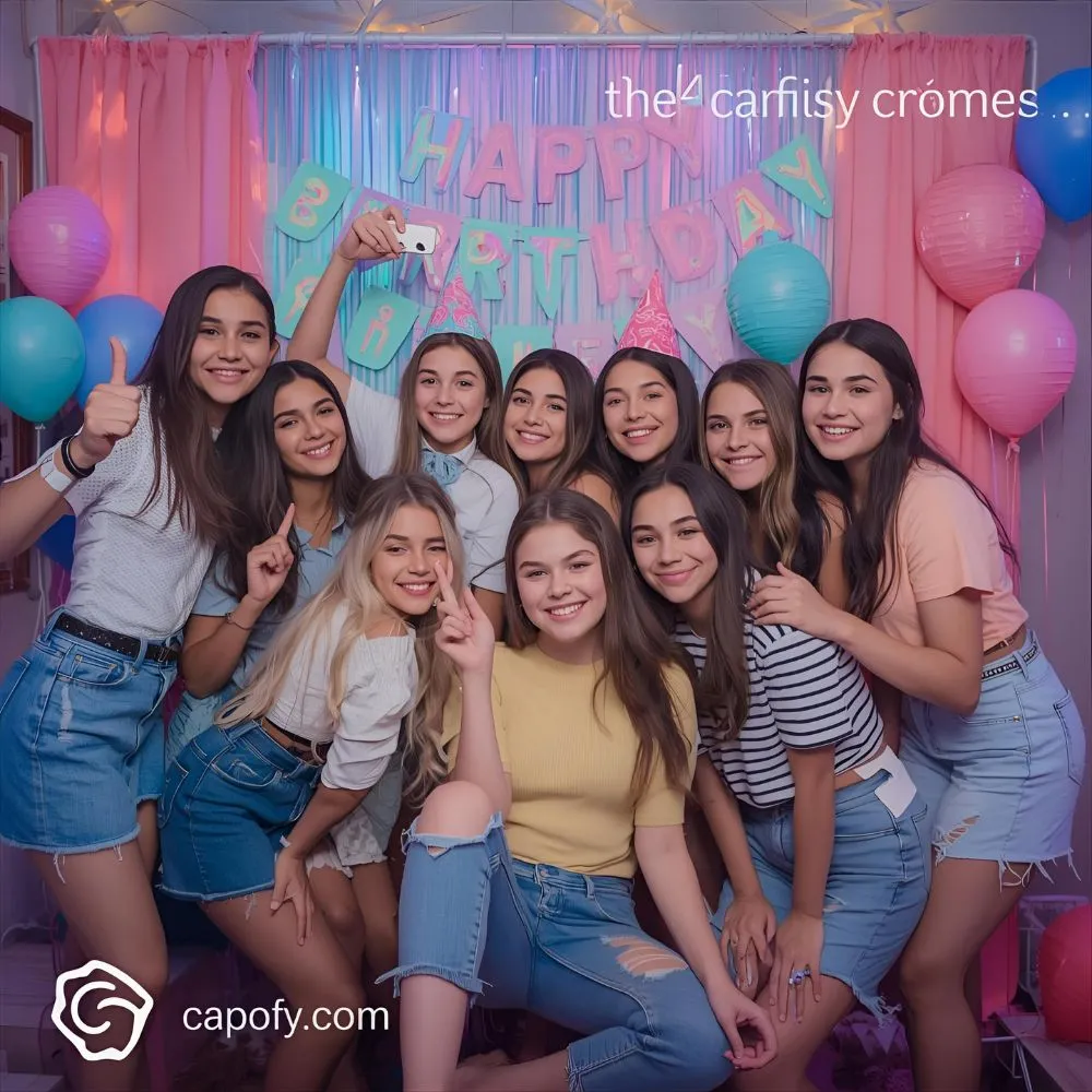 Friends & Squad 13th Birthday Captions