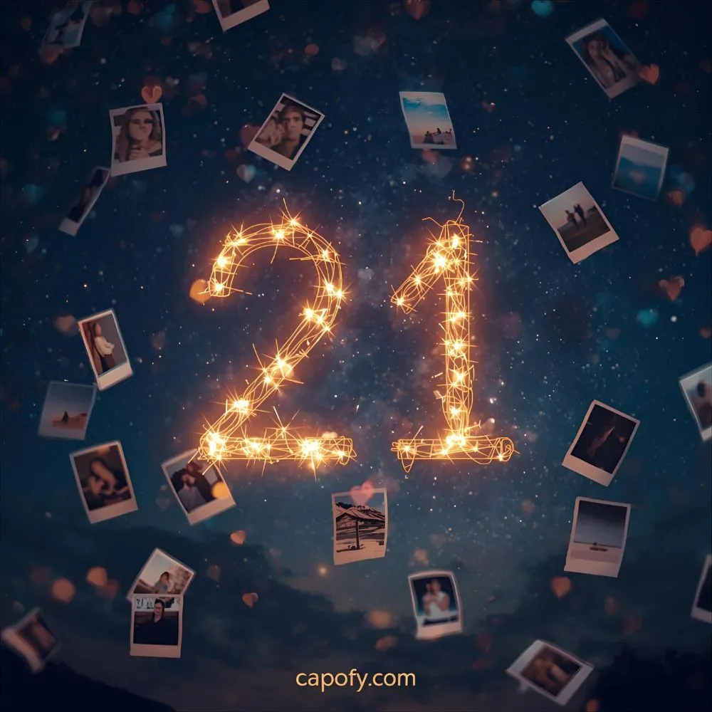 Reflective / Inspirational Instagram Captions for Turning 21 