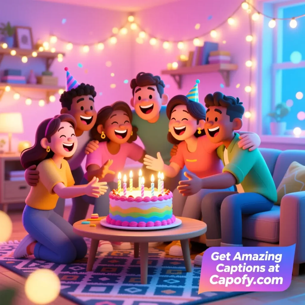 Birthday Group Picture Captions for Instagram