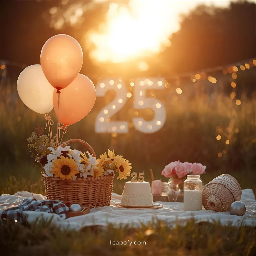 Cute 25th Birthday Captions