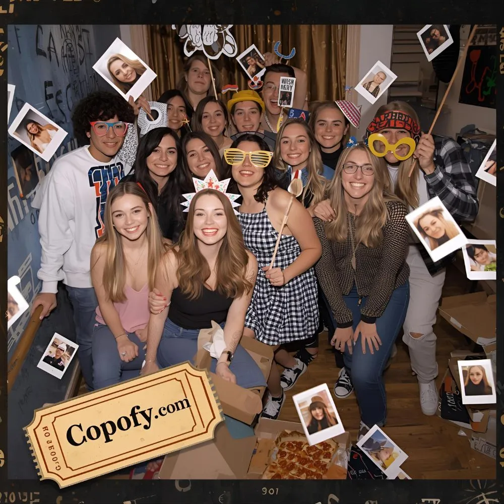 Party & Night-Out College Friends Captions