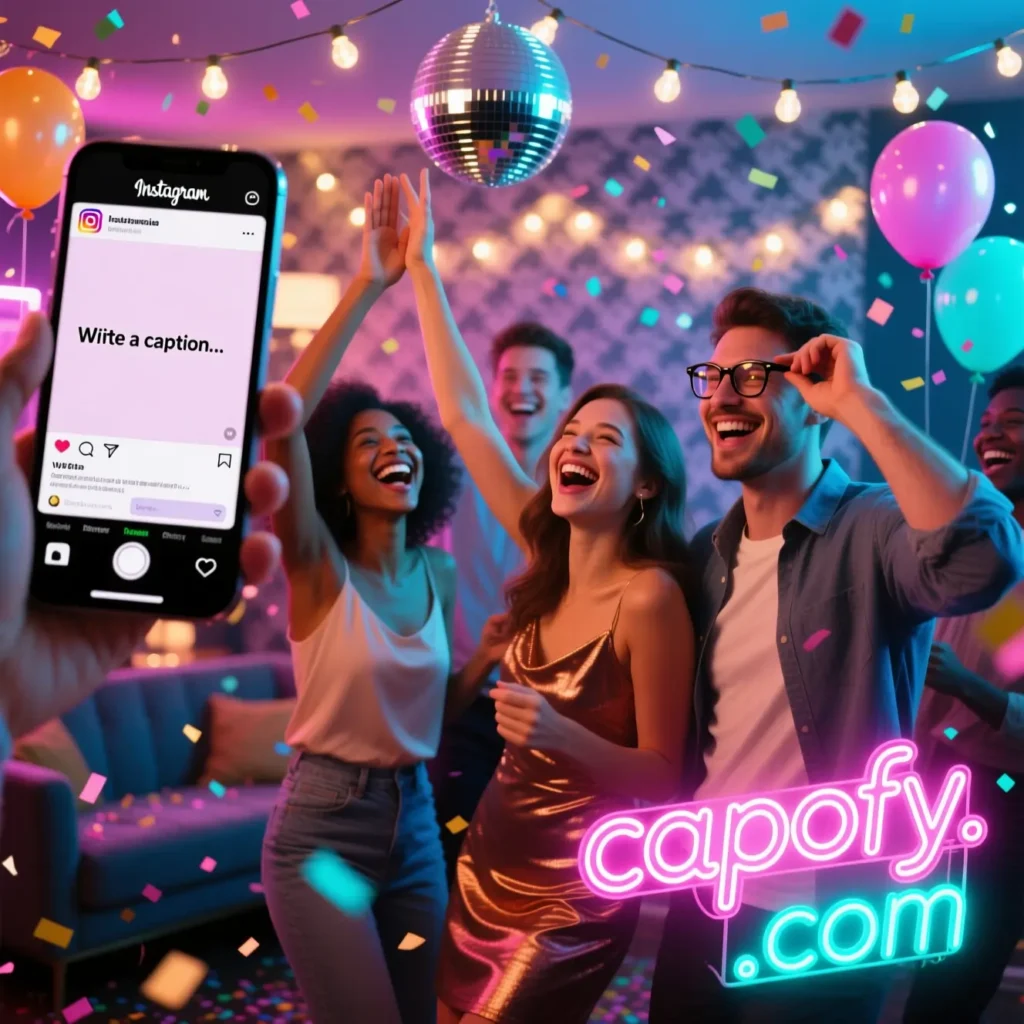Party Group Picture Captions for Instagram