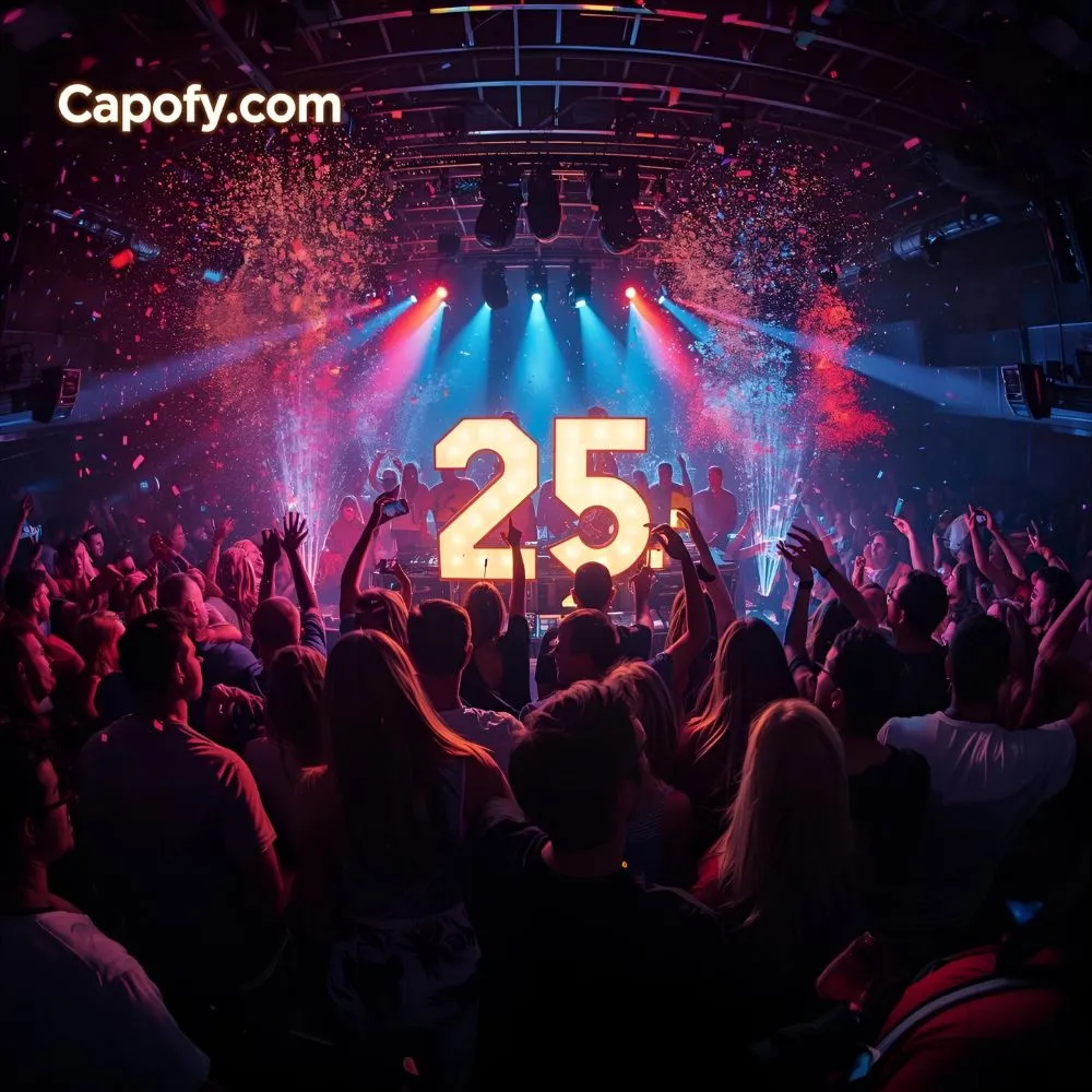 Party Vibes 25th Birthday Captions