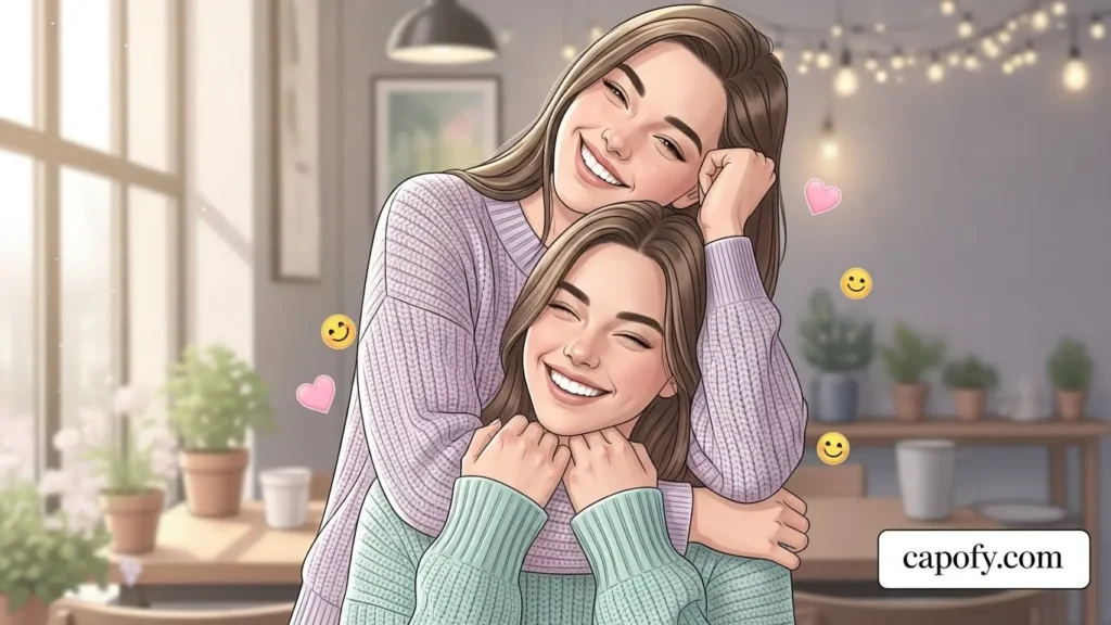 Cute & Funny Captions for Instagram With Friends