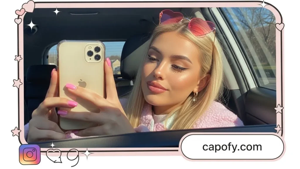  Cute Baddie Selfie Car Captions