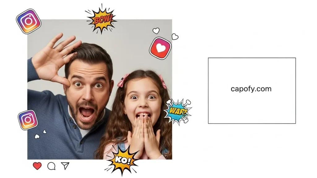 Dad & Daughter Funny Captions