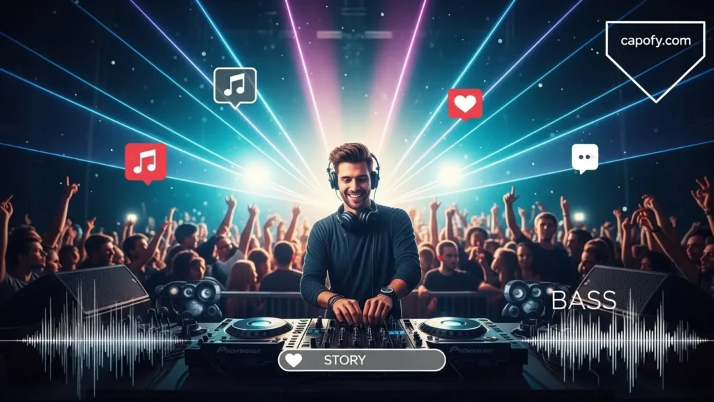 EDM & DJ Funny Rave Captions for Instagram