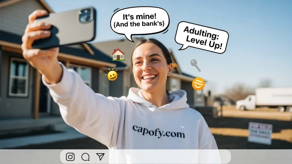 Funny New House Captions for Selfies