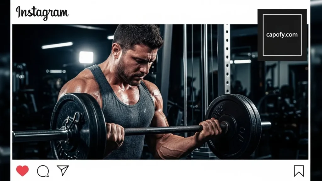 Masculine Gym Captions for Instagram