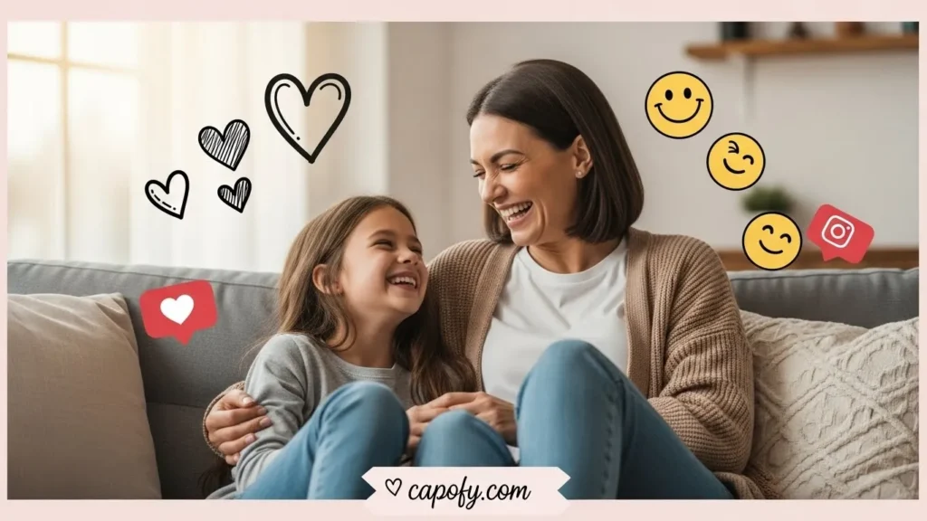 Mom & Daughter Funny Captions