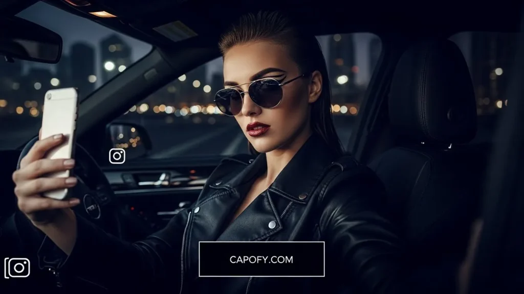 Savage Baddie Selfie Car Captions