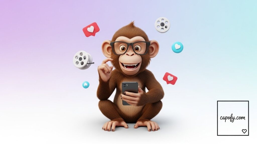 Smart-Funny Monkey Captions