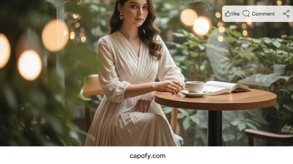 aesthetic Captions for Dresses