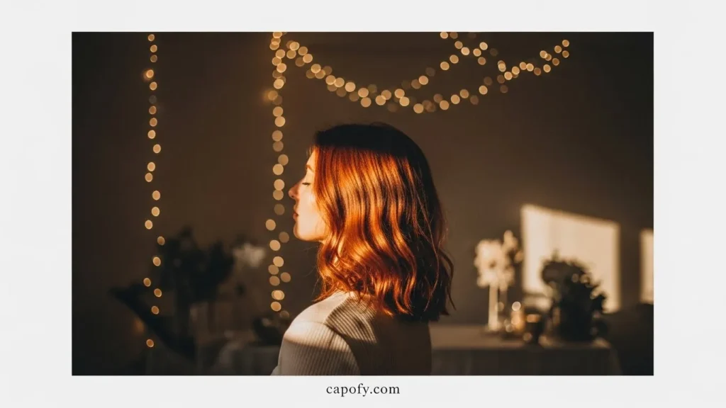 Aesthetic Copper Hair Captions