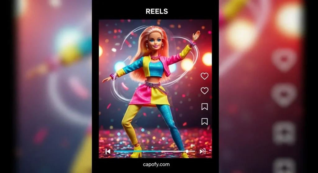 Barbie Doll Captions for Reels