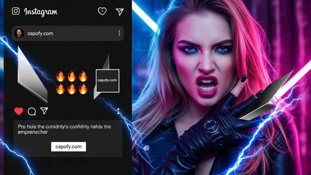 Savage Glamor Captions