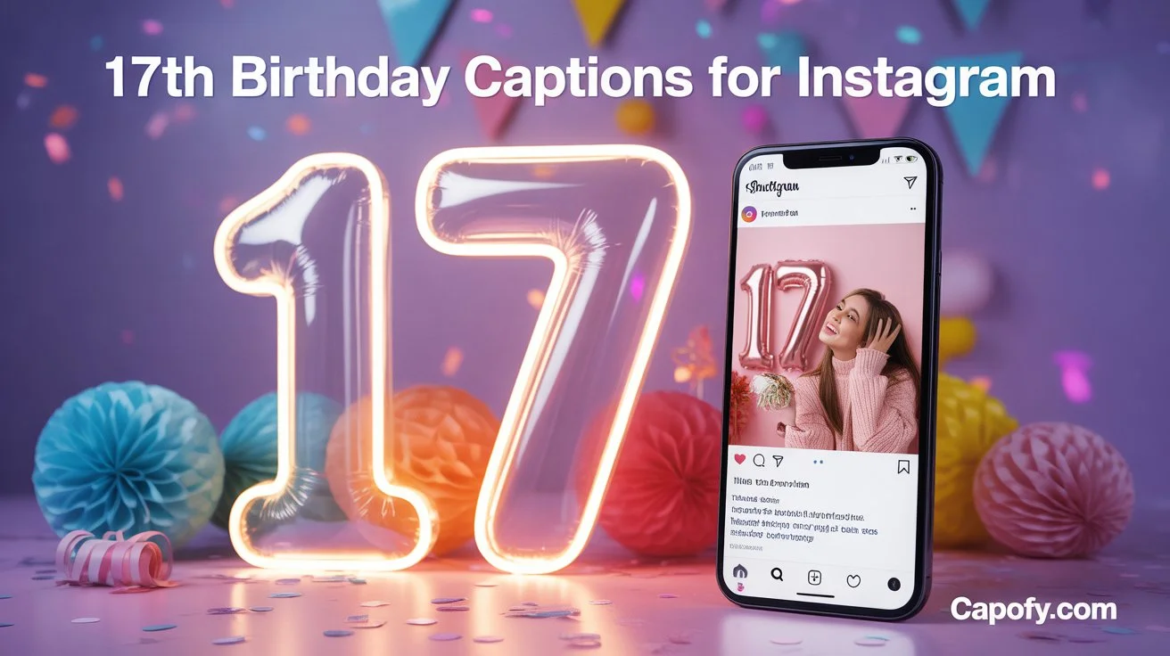 17th birthday captions for instagram