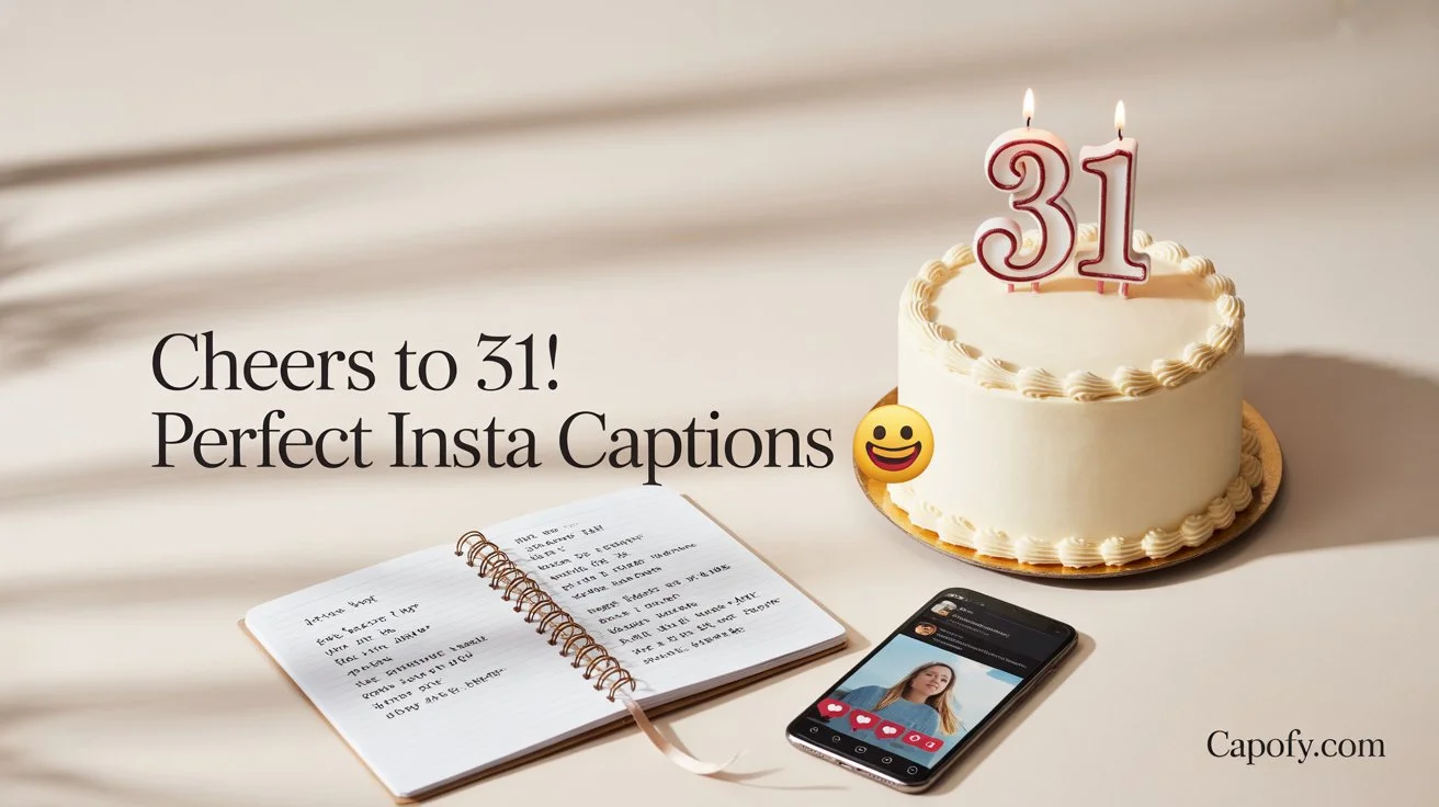 instagram captions for 31st birthday