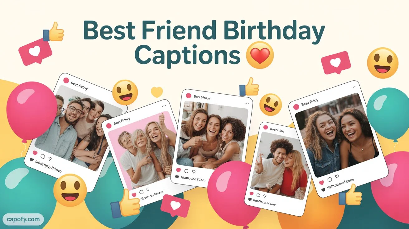 Birthday Instagram Captions for Best Friend