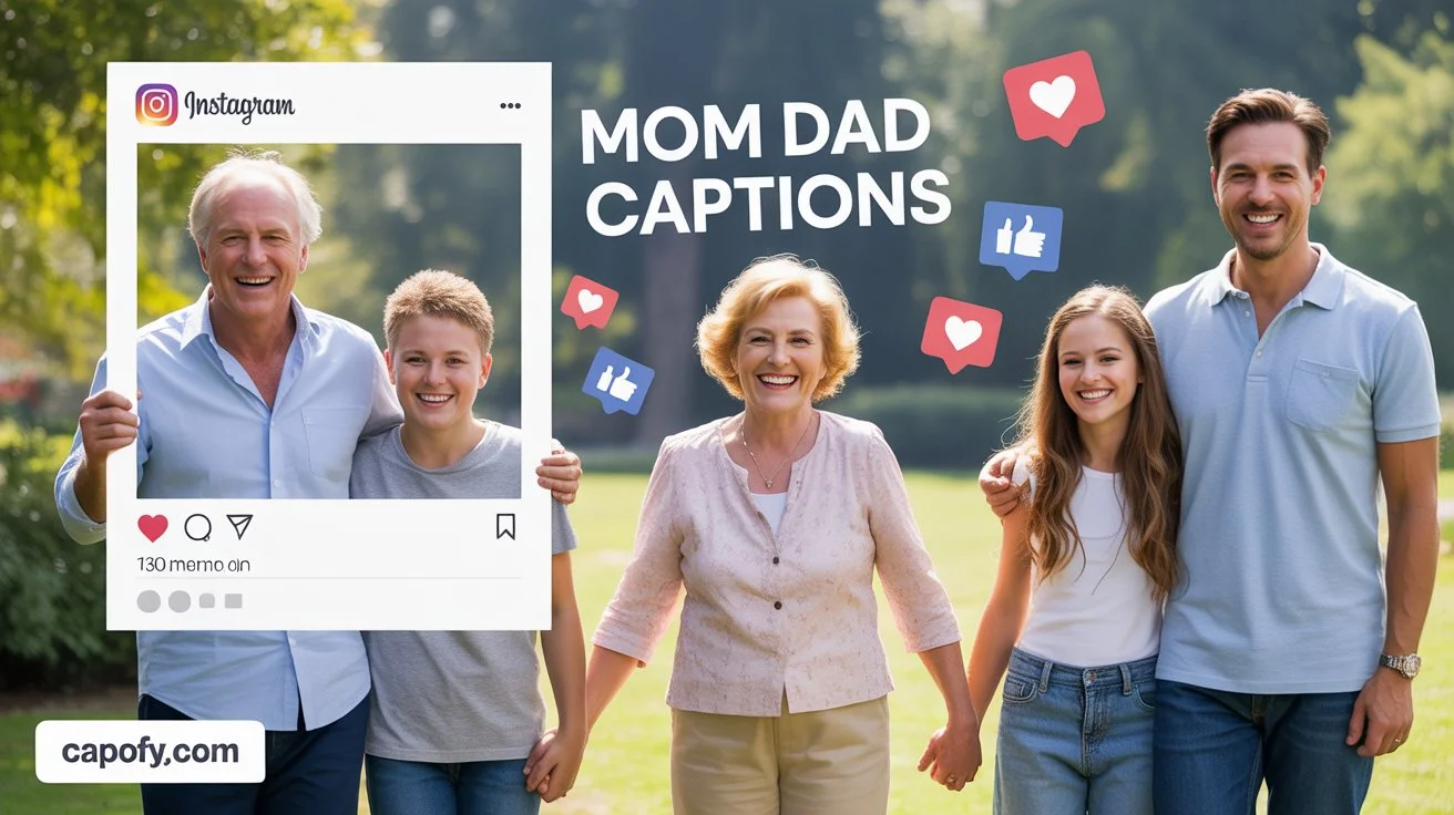Mom Dad Captions for Instagram