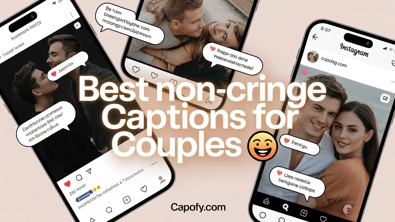 Non Cringe Instagram Captions for Couples