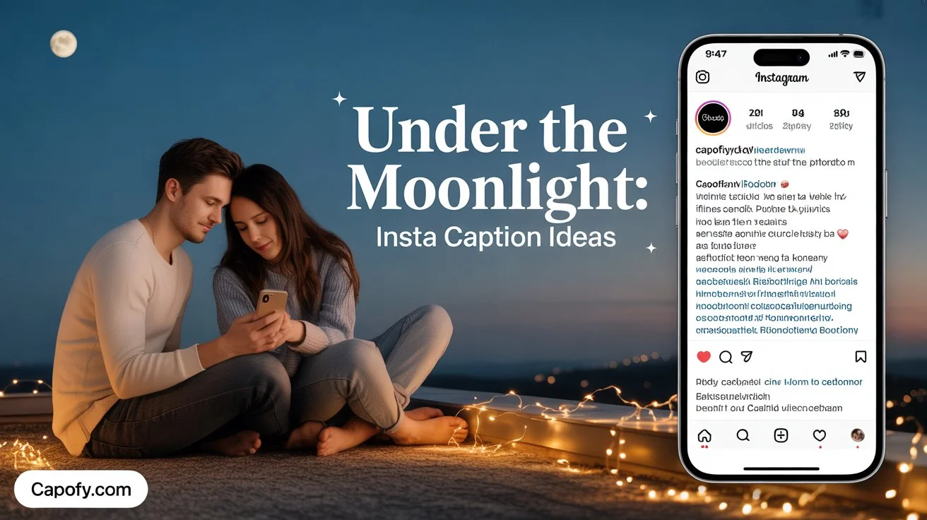 Romantic Moon Captions for Instagram