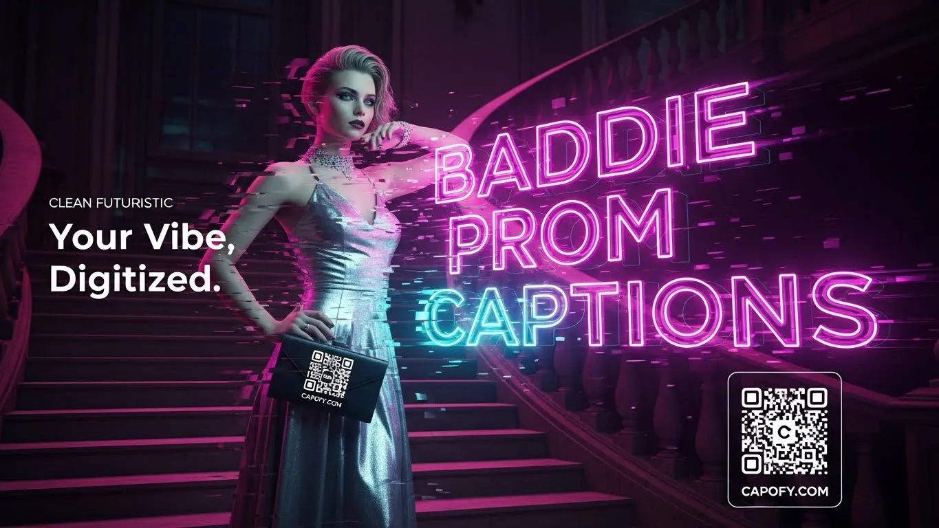 Baddie Prom Captions for Instagram