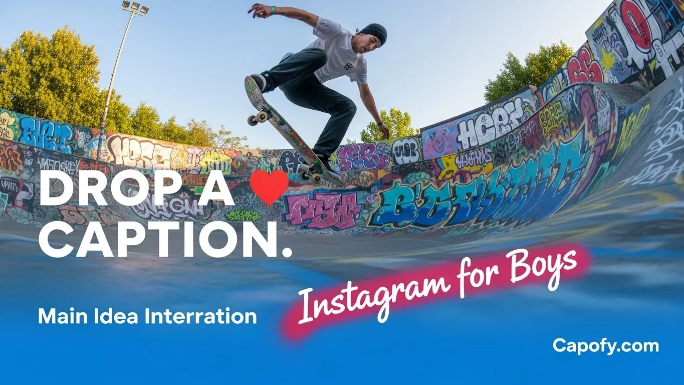 Hot Captions for Instagram for Boys