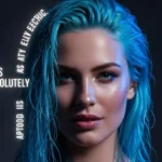 blue hair captions for instagram