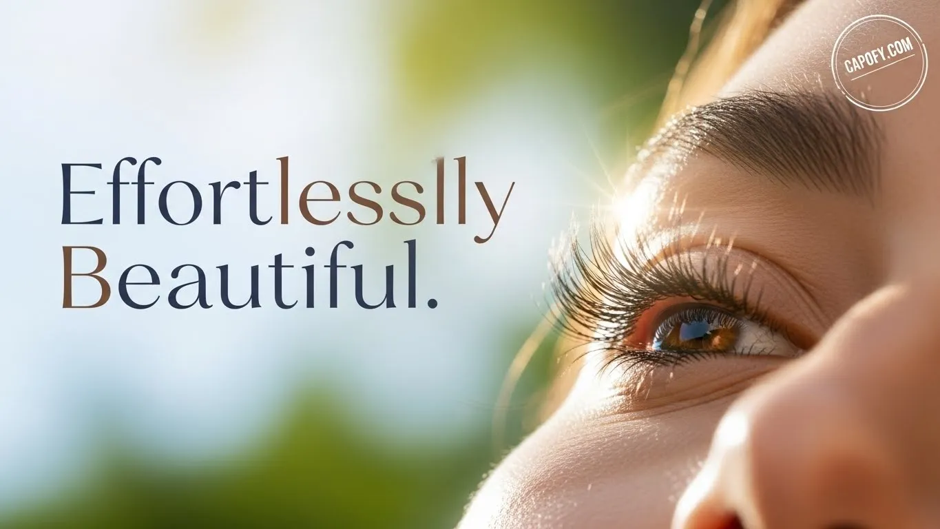 Eyelash Captions for Instagram